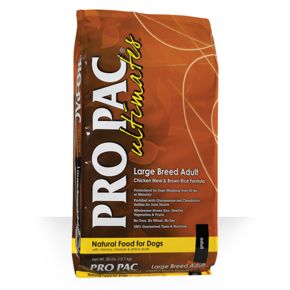 PRO PAC® Ultimates™ Large Breed Adult Chicken Meal & Brown Rice Formula курица с коричневым рисом для крупных и гигантских пород УЖЕ В ПРОДАЖЕ