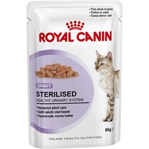 ROYAL CANIN Sterilized in GRAVY 85 гр. ( в соусе) Корм влажный для стерилизованных кошек