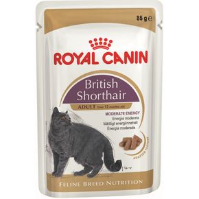 ROYAL CANIN BRITISH SHORTHAIR ADULT in GRAVY (В СОУСЕ)-85 гр.Влажный корм для британских короткошерстных кошек старше 12 месяцев