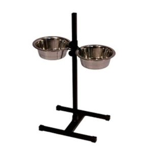 Набор мисок на регулируемой подставке - телескоп ЕСО, черная