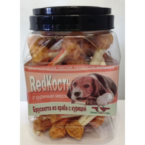 Green Qzin REDКость Куриные гантельки с крабовым мясом, 750гр