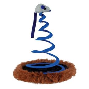 TRIXIE Игра для кошки в виде мыши на пружинке, диам 20х 25см