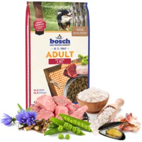 Bosch Adult meat Lamb&Rice (Бош Эдалт Ламб) - для взрослых собак с ягненком и рисом