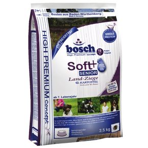 Bosch Soft+ Senior Goat & Potato (Бош Софт Плюс Сеньор) - Коза с картофелем для пожилых собак и собак с лишним весом всех пород