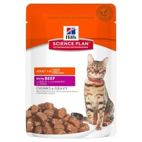 Hills SP Science Plan Feline Adult Beef (с говядиной) - паучи 0,085 гр