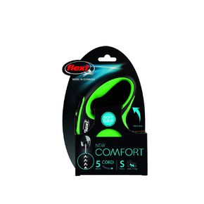 Рулетка Flexi New Comfort S трос, до 12 кг/5 м