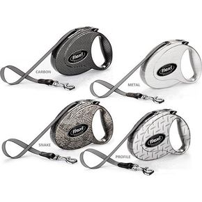 Flexi® Fasion Gentlemen Snake поводок -рулетка для собаки,до 25 кг / 5м ЛЕНТА (M)