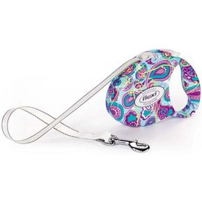 Flexi® Fasion Ladies Paisley поводок -рулетка для собаки,до 25 кг / 5м ЛЕНТА (M) 