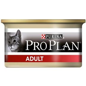 PRO PLAN® Adult для взрослых кошек С КУРИЦЕЙ (банка) 85 гр.