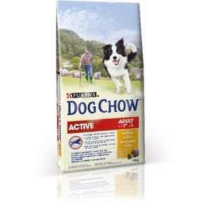 PURINA DOG CHOW Adult с курицей для взрослых активных собак (1-9 лет)