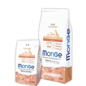 MONGE DOG Speciality Line Salmone Корм с лососем и рисом для взрослых собак всех пород