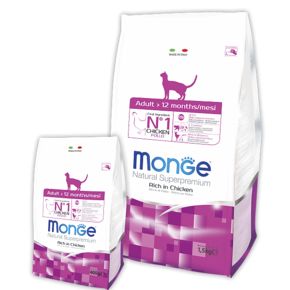 MONGE Daily Line Cat - Adult Cat Сухой корм для взрослых кошек с цыпленком