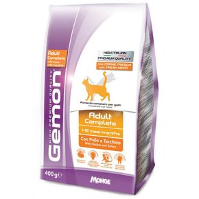 GEMON Cat Adult Complete CHICKEN &TURKEY (Гемон Эдалт Чикен Турке) - для взрослых кошек с курицей и индейкой
