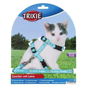 Набор TRIXIE (шлея 19-31 см + поводок 1,2 м /8 мм) для котят, нейлон