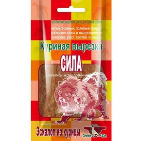 Green Qzin СИЛА - Сушеная куриная вырезка