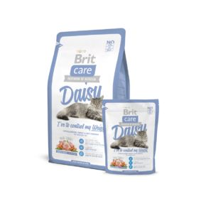 BRIT Care Cat Daisy I've to control my Weight -Гипоаллергенный беззерновой корм с индейкой и рисом для взрослых кошек с избыточным весом