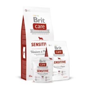 Brit Care Dog Sensitive Venison & Potato Гипоаллергенный корм с олениной и картофелем для собак с чувствительным пищеварением и при пищевой непереносимости.