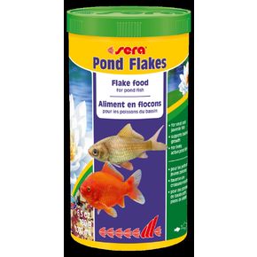 Корм хлопьевидный SERA pond flakes