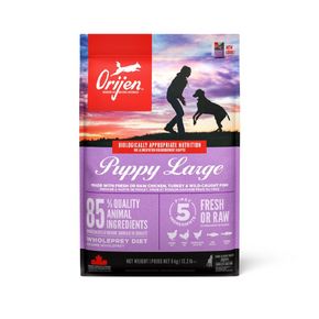 ORIJEN PUPPY LARGE (85/15) беззерновой корм, биологически соответствующий для щенков крупных пород
