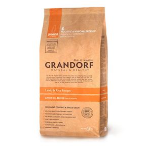 GRANDORF DOG Lamb&Rice JUNIOR - для щенков и растущих собак с ягненком и рисом, низкозерновой