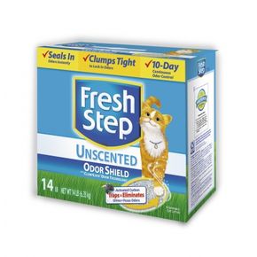 FRESH STEP Unscented odor shield комкующийся