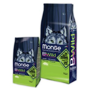MONGE BWild Dog Wild Boar Корм с мясом дикого кабана для взрослых собак всех пород