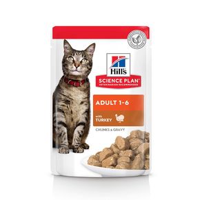 Hills SP Feline Adult Turkey (с Индейкой) - паучи 0,085 гр