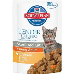 Hills Young Adult Sterilised Cat Chicken (с курицей) - паучи 0,085 гр