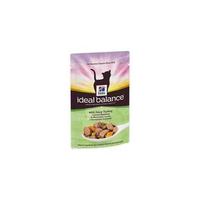Hills Ideal Balance™ IB Feline Adult Turkey&Vg (индейка/овощи) - паучи 0,085 гр