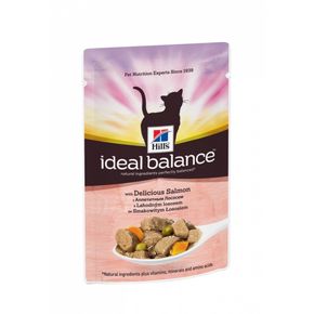 Hills Ideal Balance™ IB Feline Adult Salmon&Vg (лосось/овощи) - паучи 0,085 гр