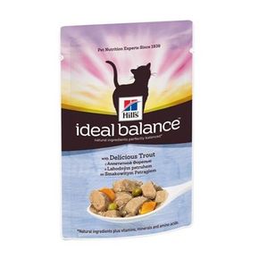 Hills Ideal Balance™ IB Feline Adult Trout&Vg (форель/овощи) - паучи 0,085 гр