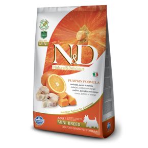 Farmina N&D CODFISH & ORANGE ADULT MINI PUMPKIN FORMULA - для взрослых собак мелких пород