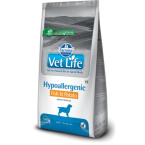 Farmina VET LIFE LINE HYPOALLERGENIC FISH & POTATO CANINE - Гипоаллергенное диетическое питание для собак (рыба с картофелем)