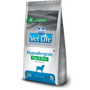 Farmina VET LIFE LINE HYPOALLERGENIC EGG & RICE CANINE - Гипоаллергенное диетическое питание для собак (яйцо/рис)