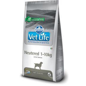 Farmina VET LIFE LINE NEUTERED 1-10KG CANINE - Полнорационное и сбалансированное питание для взрослых кастрированных или стерилизованных собак мелких пород