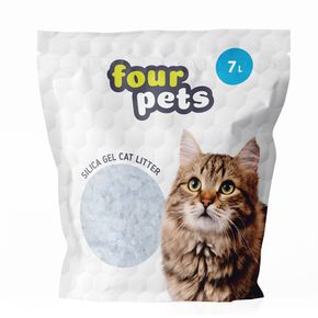 FOUR PETS, силикогелевый наполнитель