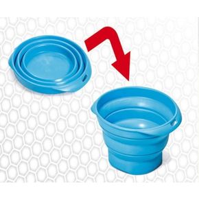 Миска круглая раскладная походная для дом. питомца Squeeze big