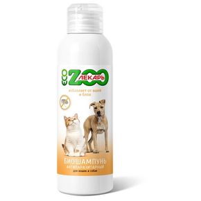 БИОшампунь ЭКО ZOOЛЕКАРЬ антипаразитный для кошек и собак, 200мл,