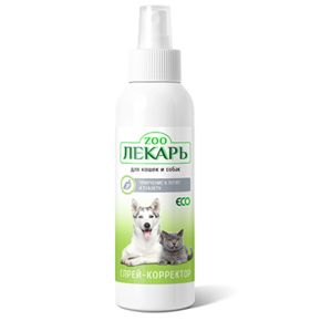 Спрей-корректор ЭКО ЗООЛЕКАРЬ приучение к туалету и лотку для кошек и собак, 200 мл.