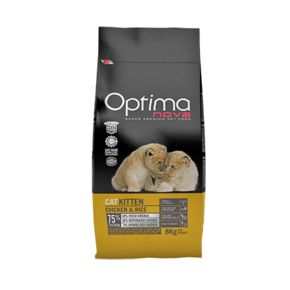 Optimanova CATS KITTEN CHICKEN & RICE (Оптима Нова Киттен Чикен) для котят с курицей и рисом
