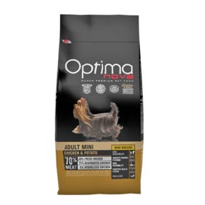 Optima Nova Grain Free ADULT MINI CHICKEN & POTATO (Оптима Нова МИНИ Чикен Потейто) беззерновой корм для мелких собак с курицей и картофелем