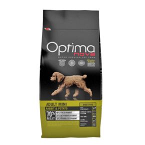 Optima Nova VET Grain Free ADULT MINI RABBIT & POTATO (Оптима Нова Мини Рэббит Потейто) беззерновой корм для собак мелких пород с проблемами пищеварения с кроликом и картофелем