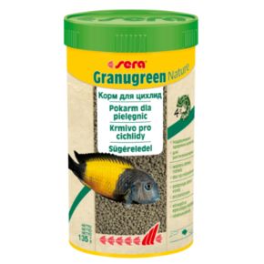 Sera Корм гранулы для всех растительноядных рыб Granugreen пакетик 20 г