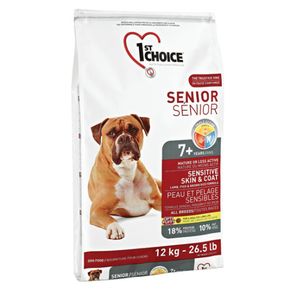 1ST CHOICE Senior Sensitive Skin & Coat with Lamb & Fish 7+