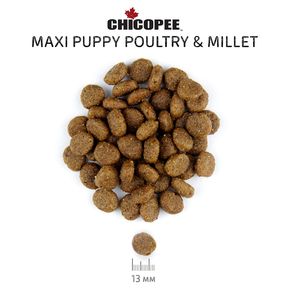 Chicopee Classic Nature Line CNL Maxi Puppy Poultry & Millet - для щенков крупных пород c птицей и просо