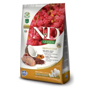 Farmina N&D Dog Quinoa Skin Coat Quail & Coconut - перепел с кокосом