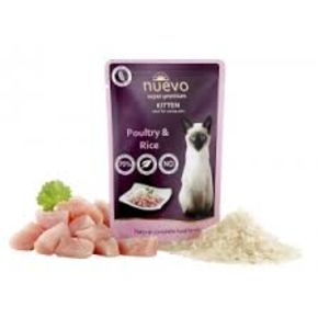 NUEVO Kitten Poultry with Rice паучи для котят с мясом птицы и рисом 85 гр.
