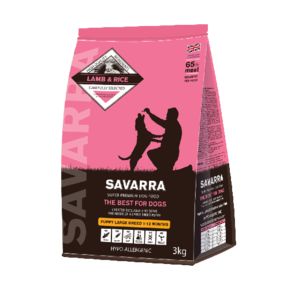 SAVARRA Dog Puppy Large Breed Lamb and Rice