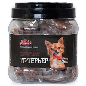 Green Qzin IT - ТЕРЬЕР (колбаски для мини пород с мясом кролика) 520 гр.