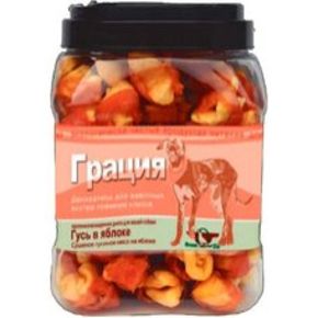 Green Qzin ГРАЦИЯ Pack (Сушеное куриное мясо на яблоке в индивидуальной упаковке) 600гр